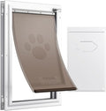 Pet Door for Interior and Exterior Doors - Durable Aluminum Frame