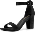 Allegra K Women's Open Toe High Chunky Heel Sandals for All Occasions