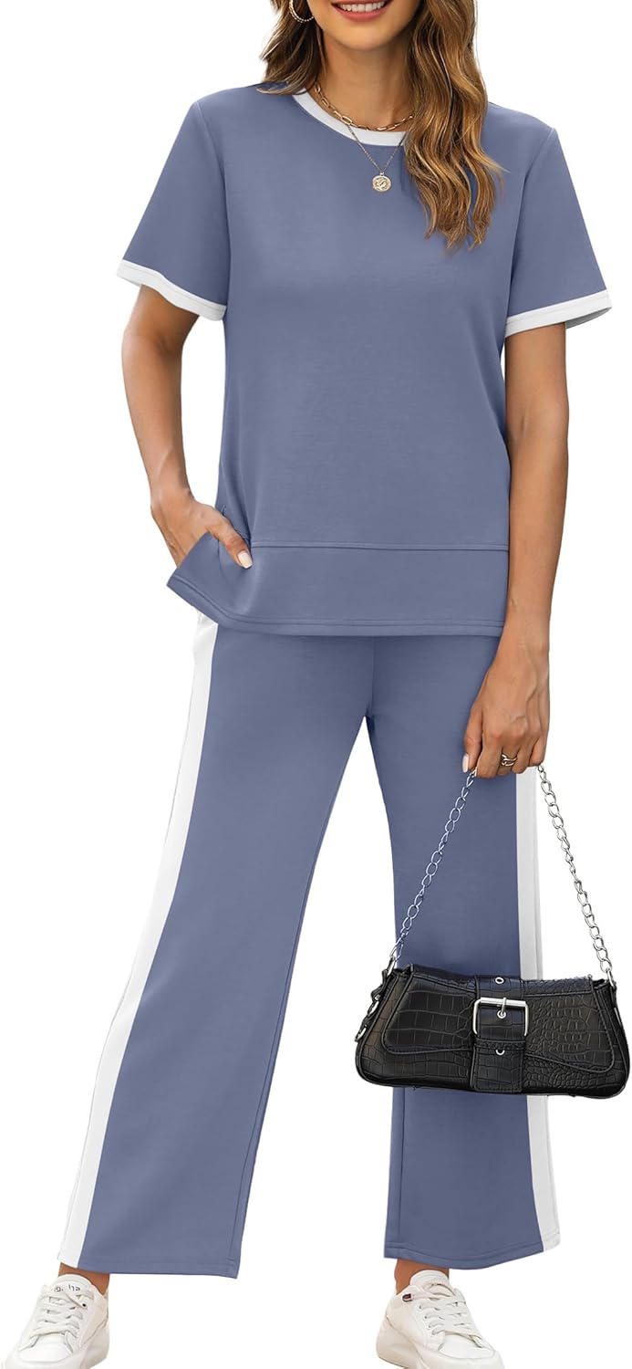 XIEERDUO Women's 2 Piece Lounge Set for Travel and Comfort