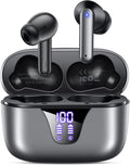 Wireless Earbuds Bluetooth Headphones - 50H Playtime, LED Power