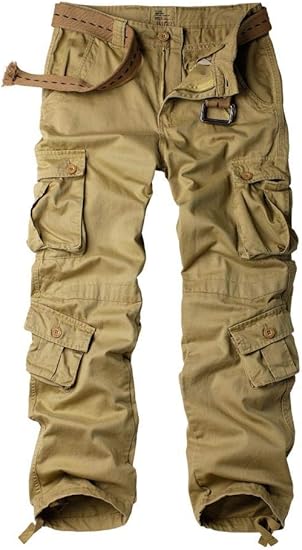 AKARMY Womens Cargo Pants with Pockets for Outdoor Activities