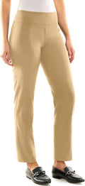 Zac & Rachel Women's Millennium Fabric Slim Leg Pull-On Pant - Petite