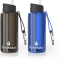 SurviMate Purified Water Bottle for Camping and Hiking - Filtered