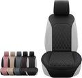Universal Front Leather Car Seat Covers Black 2 Pcs - Comfortable Fit