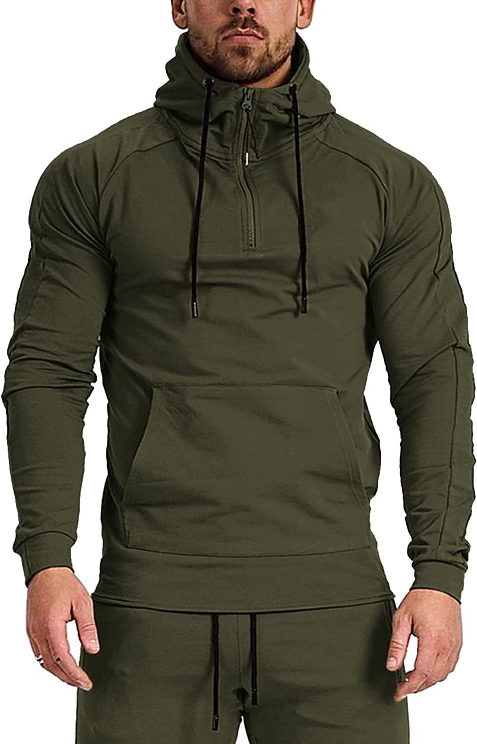 GYMELITE Athletic 1/4 Zip Hoodie: Stylish Workout Comfort