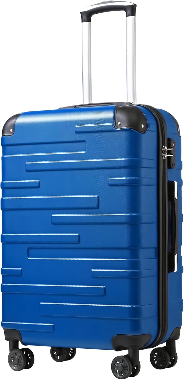 Coolife Luggage Suitcase Carry-on Hardside Travel Luggage