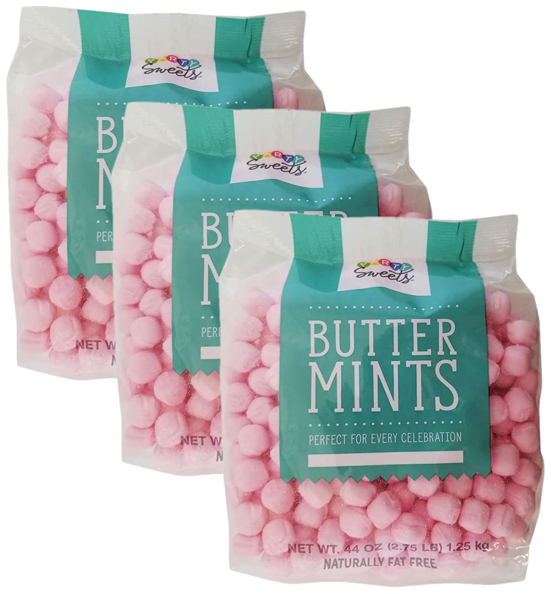 Party Sweets Pink Buttermints - Perfect for Celebrations