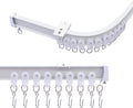 Ceiling Curtains Track System - Flexible Bendable 18ft Heavy Duty