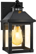 Solar Porch Lights Outdoor with Motion Sensor - Modern Wall Sconce