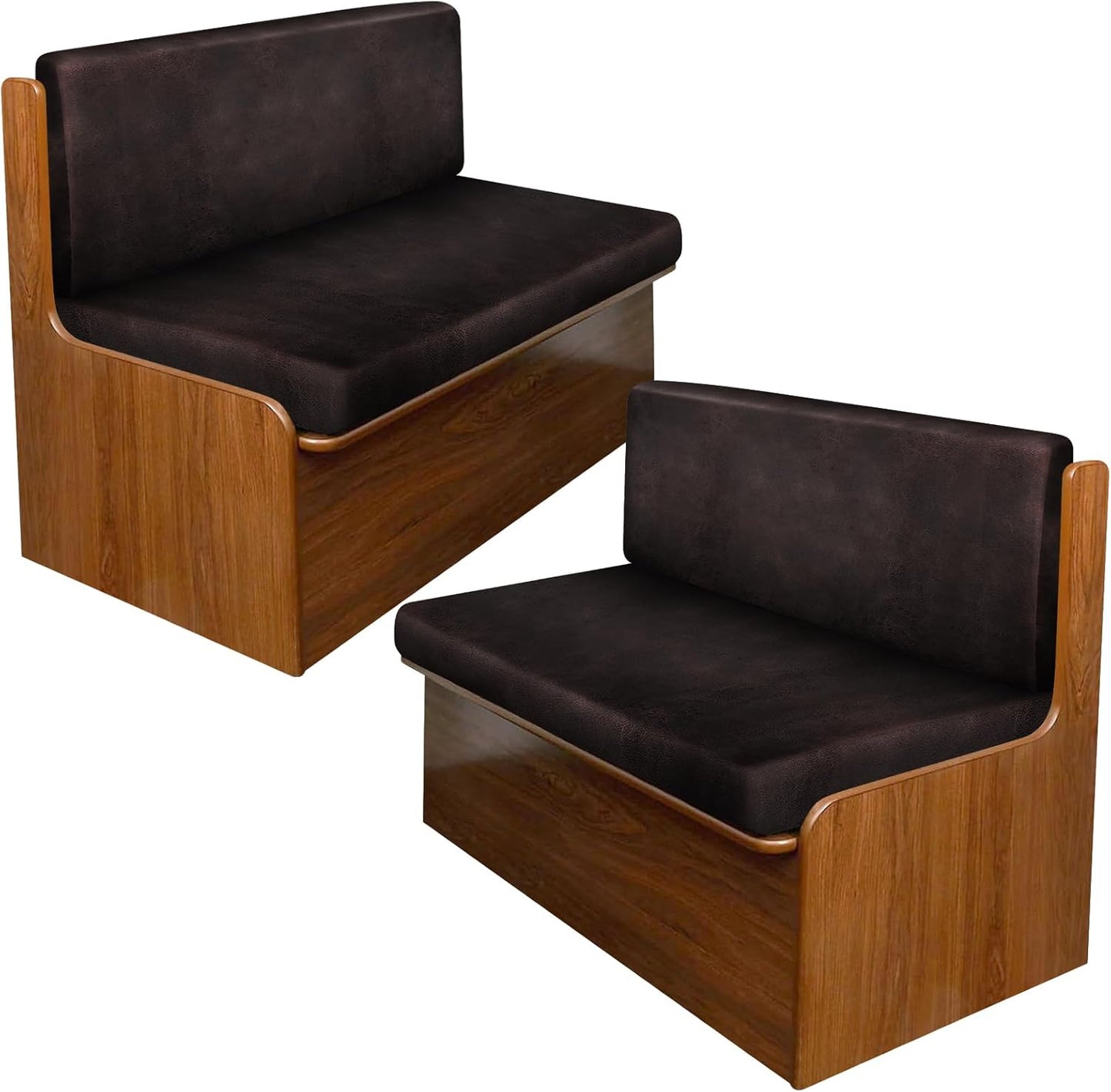Leather Like RV Dinette Cushion Covers for Comfortable Travel