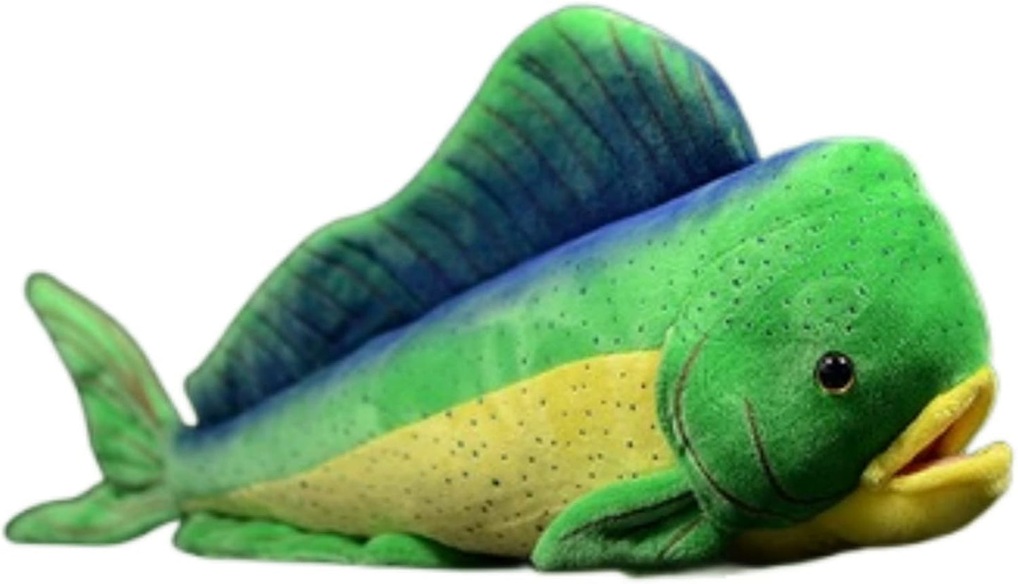 Lifelike Giant Mahi Mahi Plush - Deep Sea Toy