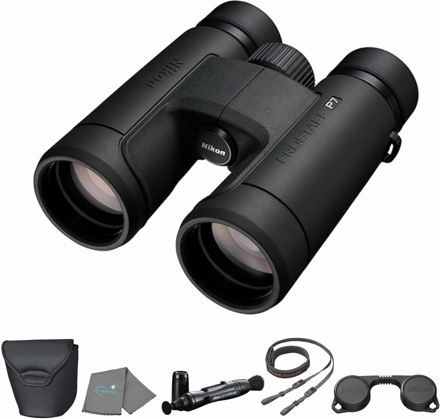 Nikon PROSTAFF P7 8x42 Binoculars Bundle for Outdoor Adventures