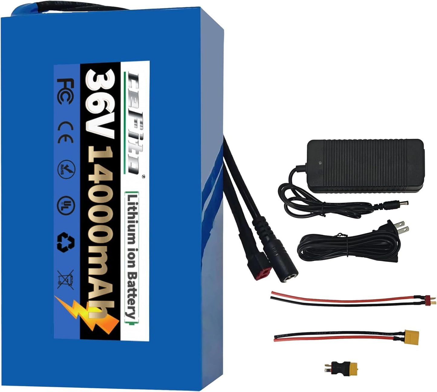 36V Ebike Battery Pack with Fast Charger for Electric Bikes