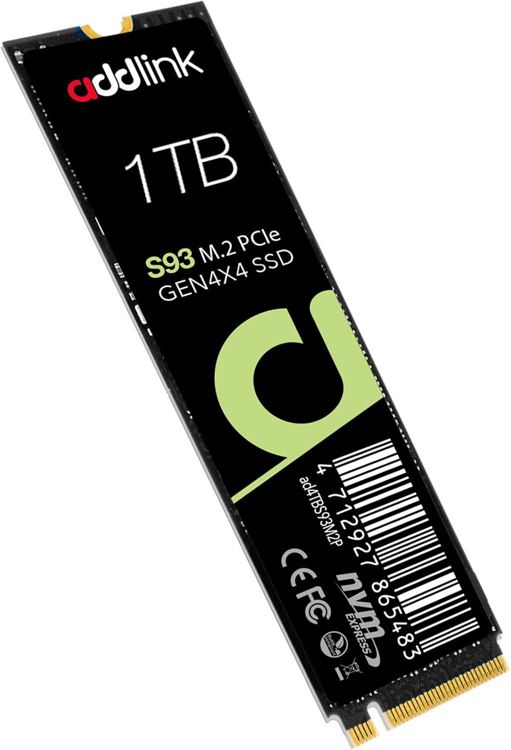 High-Speed Addlink 1TB PCIe 4.0 M.2 SSD