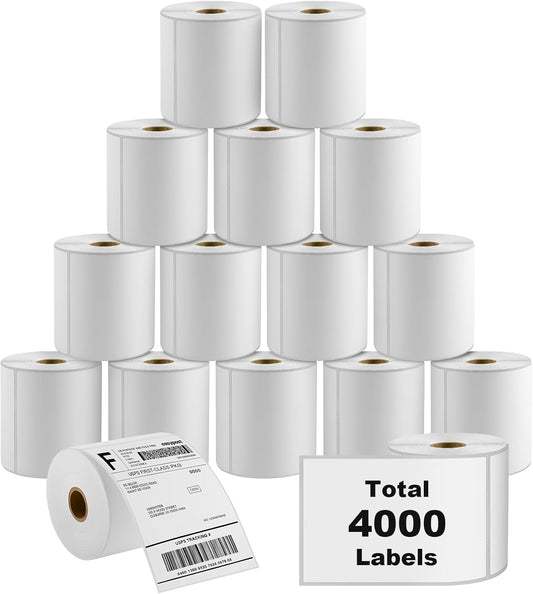 MaxGear 4x6 Direct Thermal Labels for Shipping and Inventory