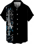 Hawaiian Print Bowling Shirt for Beach Vibes