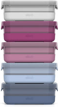 Meal Prep Containers 5-Pack BPA Free Plastic Food Storage - Airtight