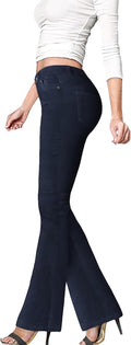 Hybrid & Company Super Comfy Stretch Women 5 Pockets Corduroy Boot Cut