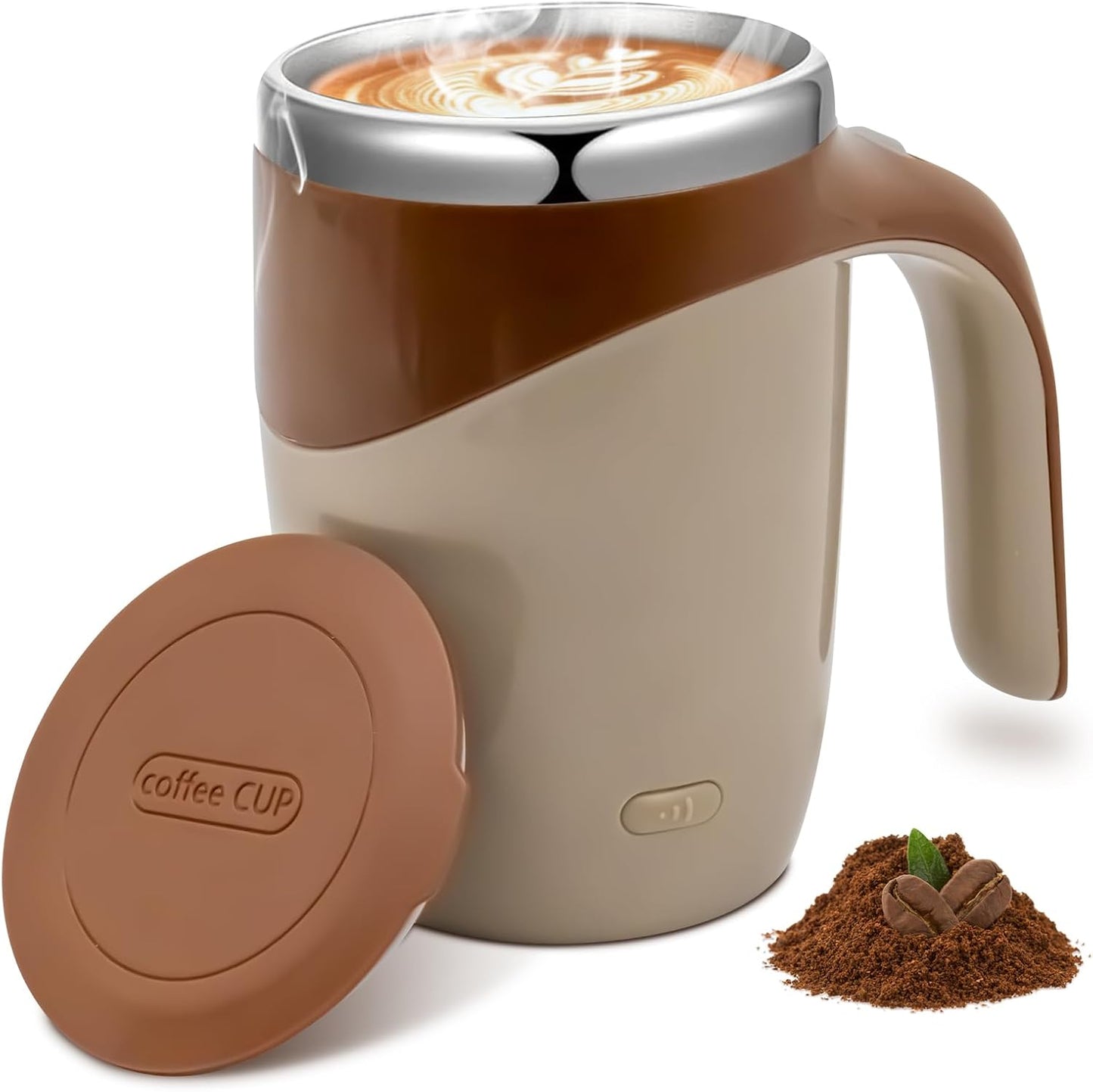 Rechargeable Self Stirring Coffee Mug - Effortless Mixing!