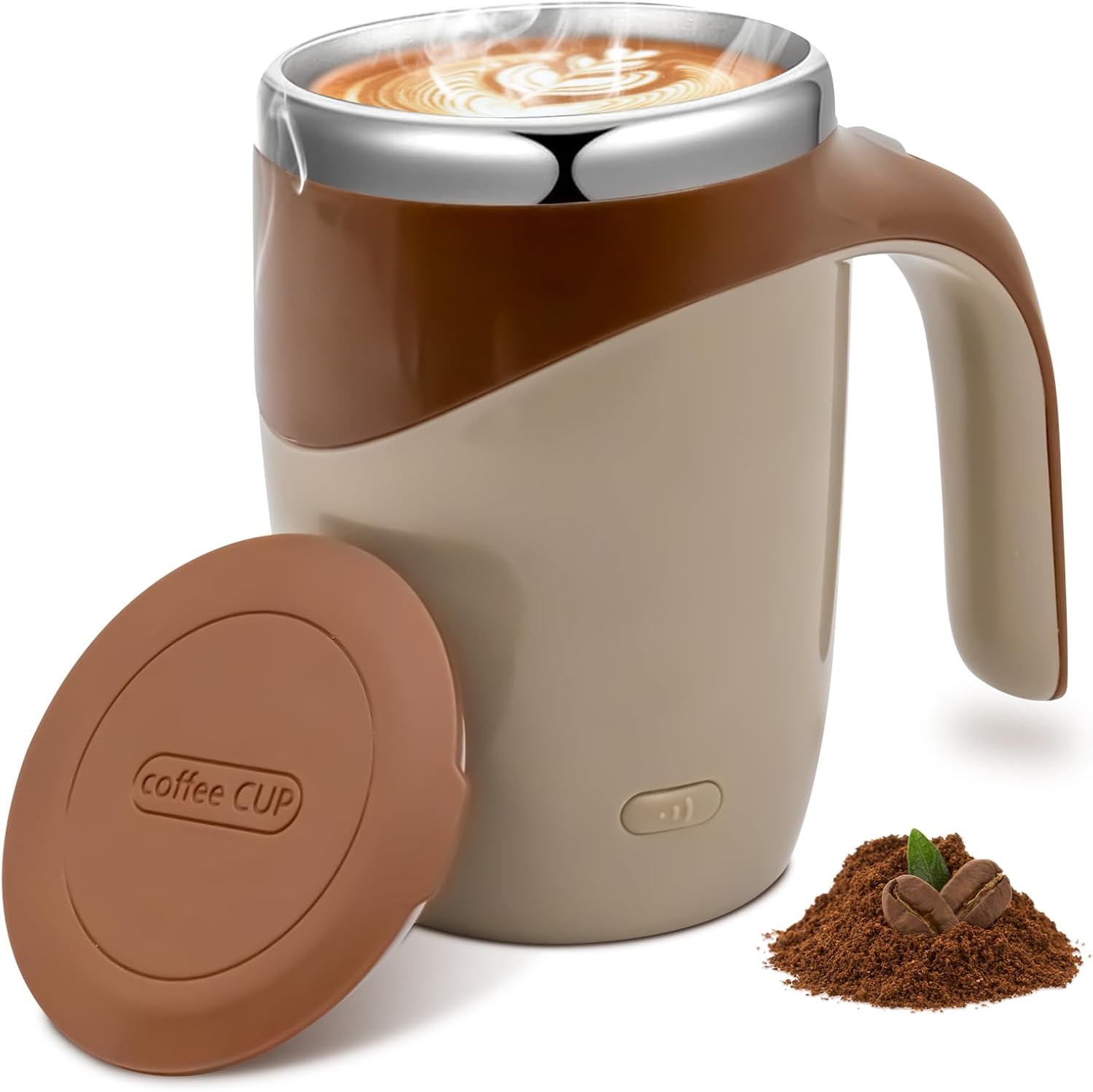 Rechargeable Self Stirring Coffee Mug - Effortless Mixing!