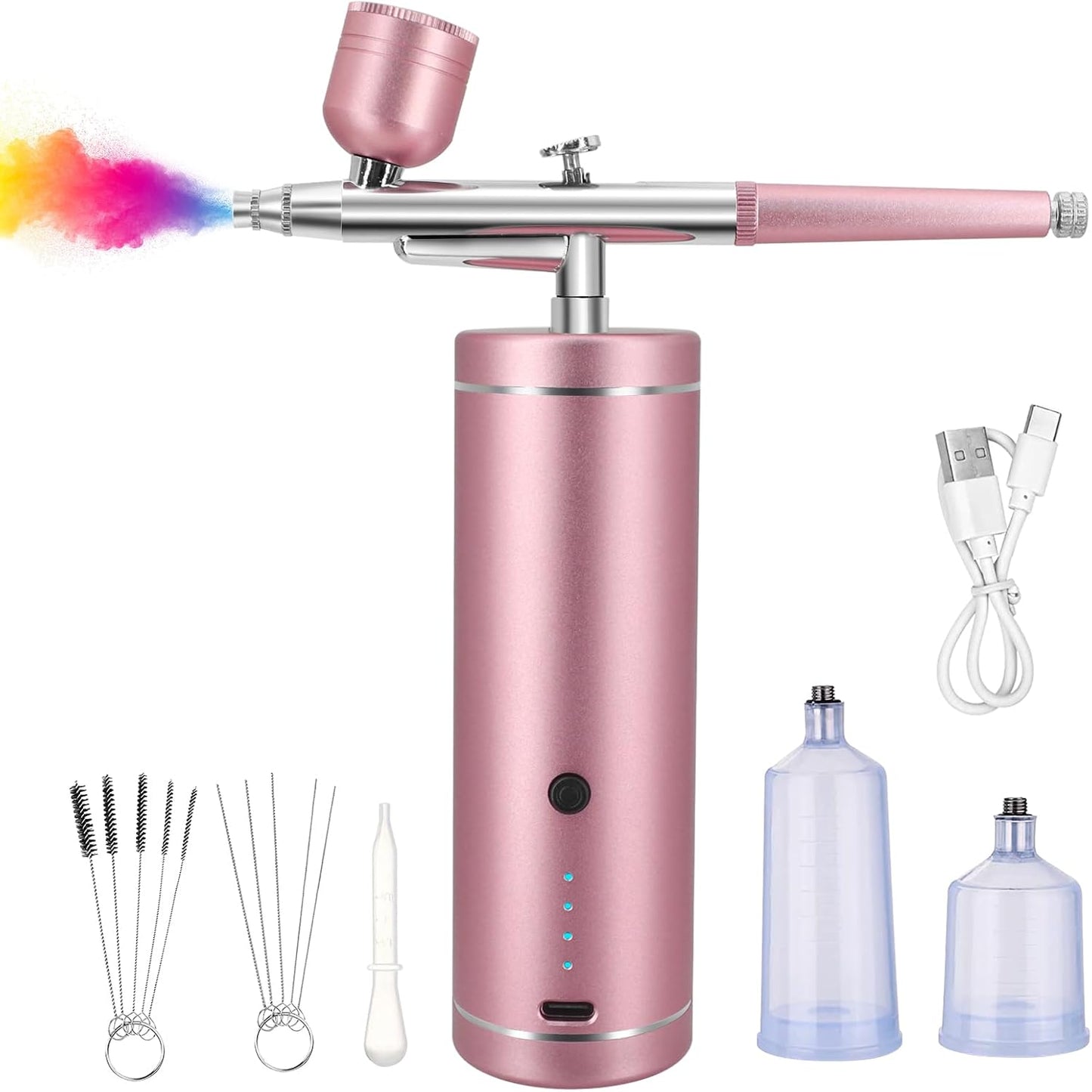 Ykall Cordless Airbrush Kit: Adjustable Pressure for Flawless Results
