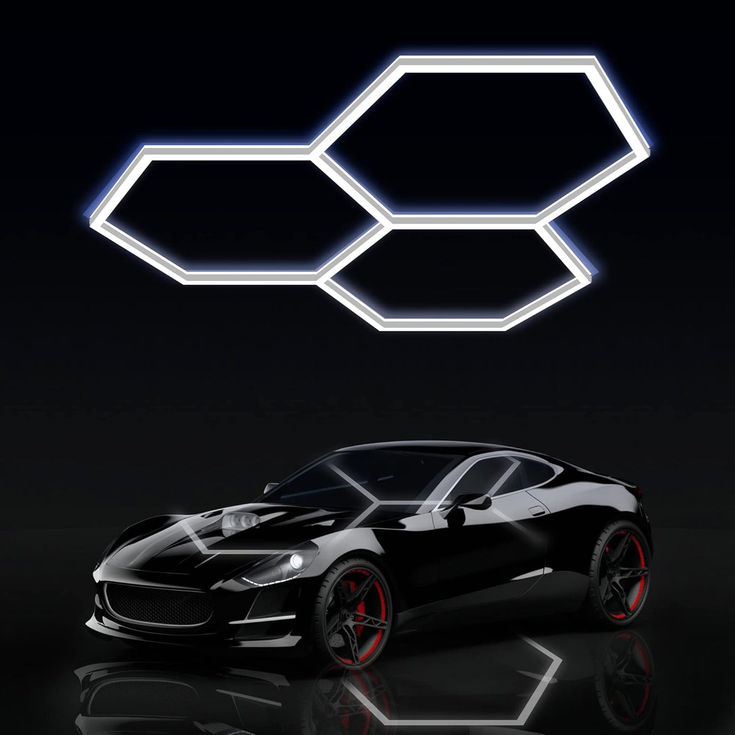Ultra Bright Hexagon LED Garage Light for Workshops and More