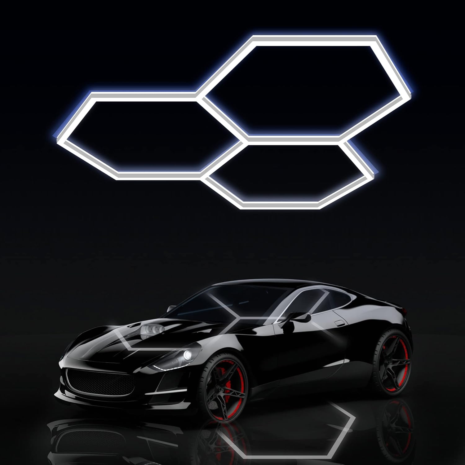 Ultra Bright Hexagon LED Garage Light for Workshops and More