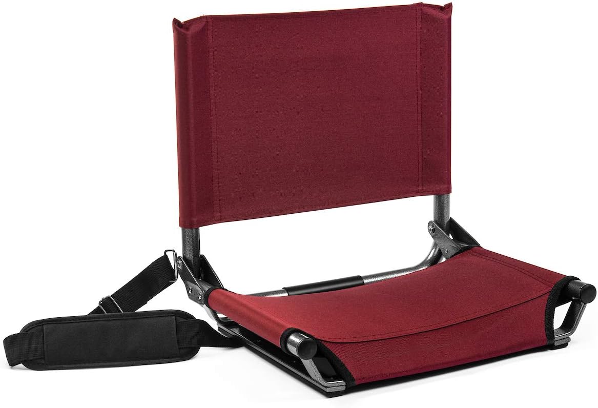Lightweight Portable Folding Stadium Seat for Bleachers and Benches