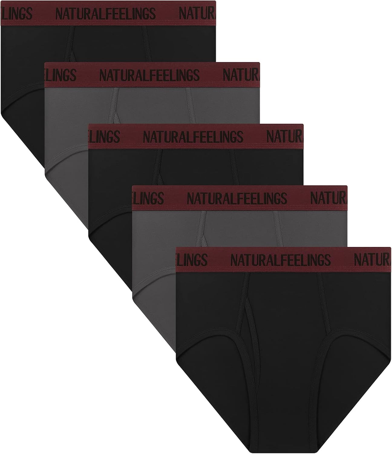 Natural Feelings Men's Briefs Multipack for Ultimate Comfort