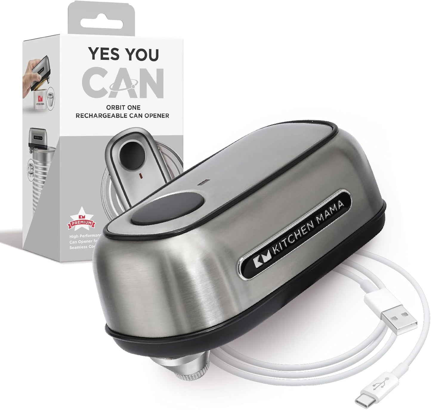 Kitchen Mama Orbit One Electric Can Opener: Hands-Free Convenience