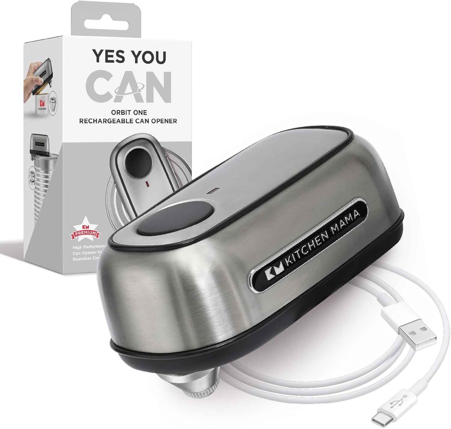 Kitchen Mama Orbit One Electric Can Opener: Hands-Free Convenience