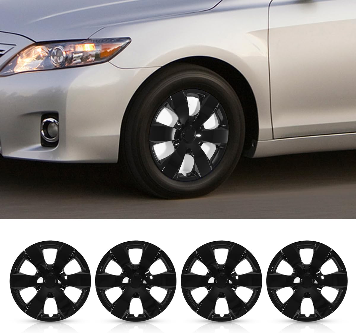 CPW 16 Inch Hubcaps for 2007-2011 Toyota Camry - Set of 4