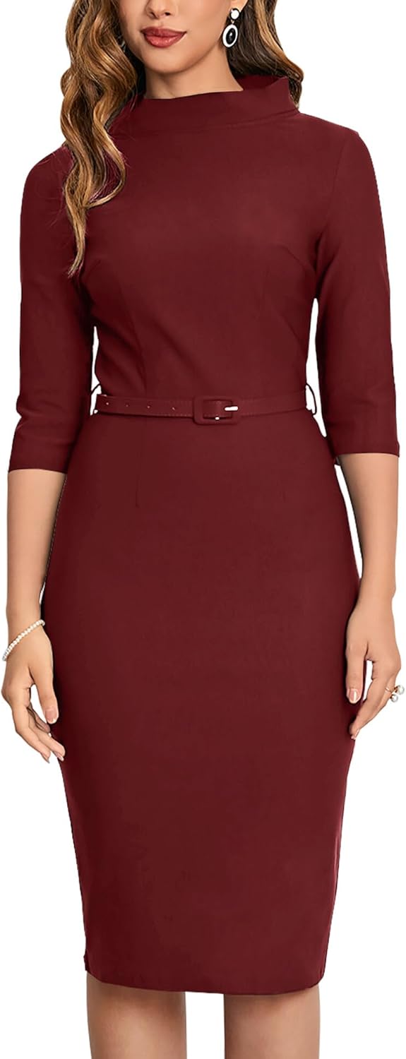 MUXXN Women's 1950s Vintage Cocktail Evening Dress for Elegance