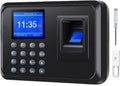 Time Clocks for Employees Small Business - 2 in 1 Fingerprint