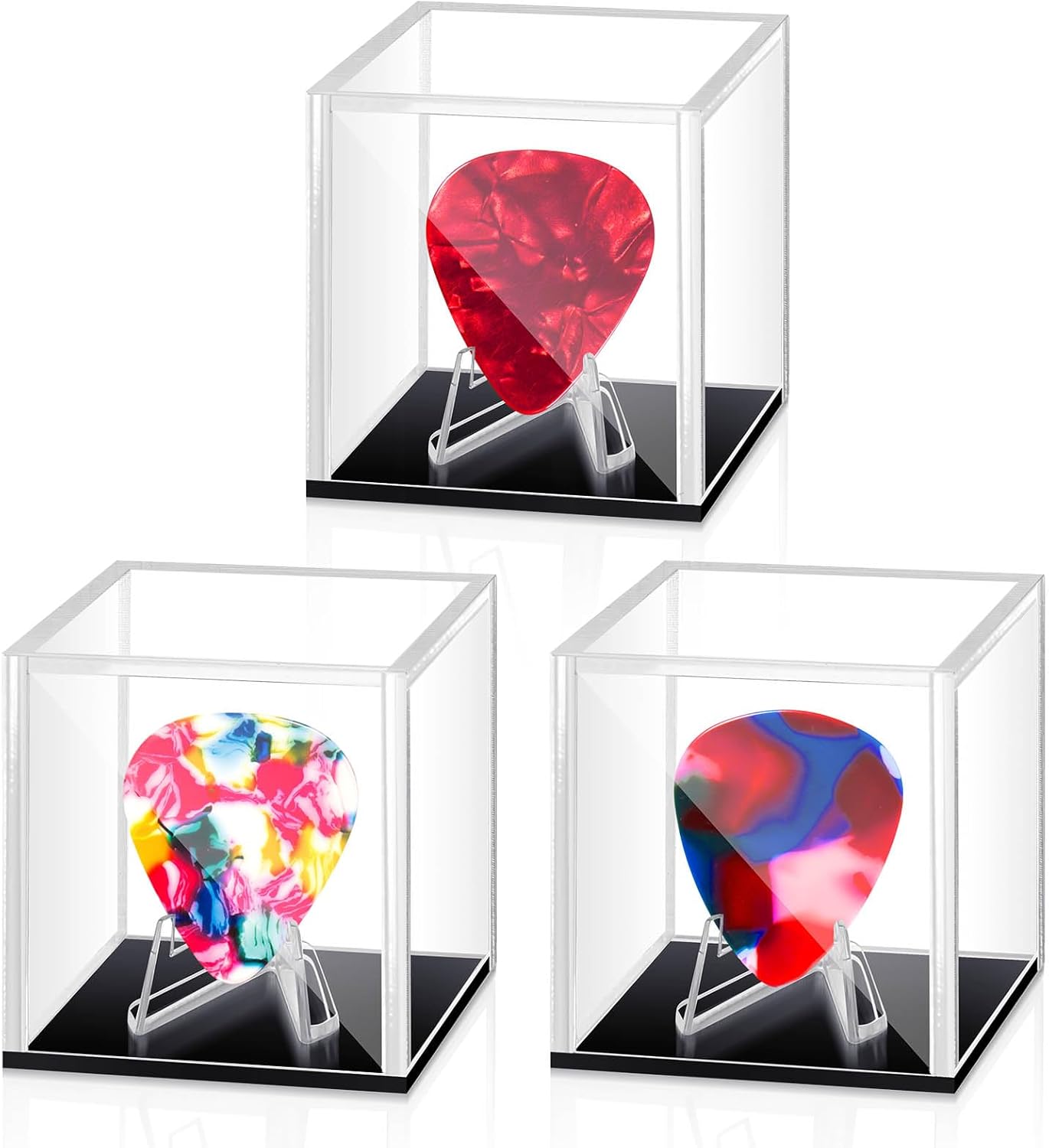 Crystal Clear Guitar Pick Holder | DoubleFill