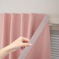 Self Adhesive Blackout Curtains Stick On Shades 59in x 71in - Easy No