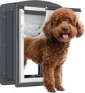 FreeStanding Dog Door for Wall - Durable Steel Frame Doggy Door