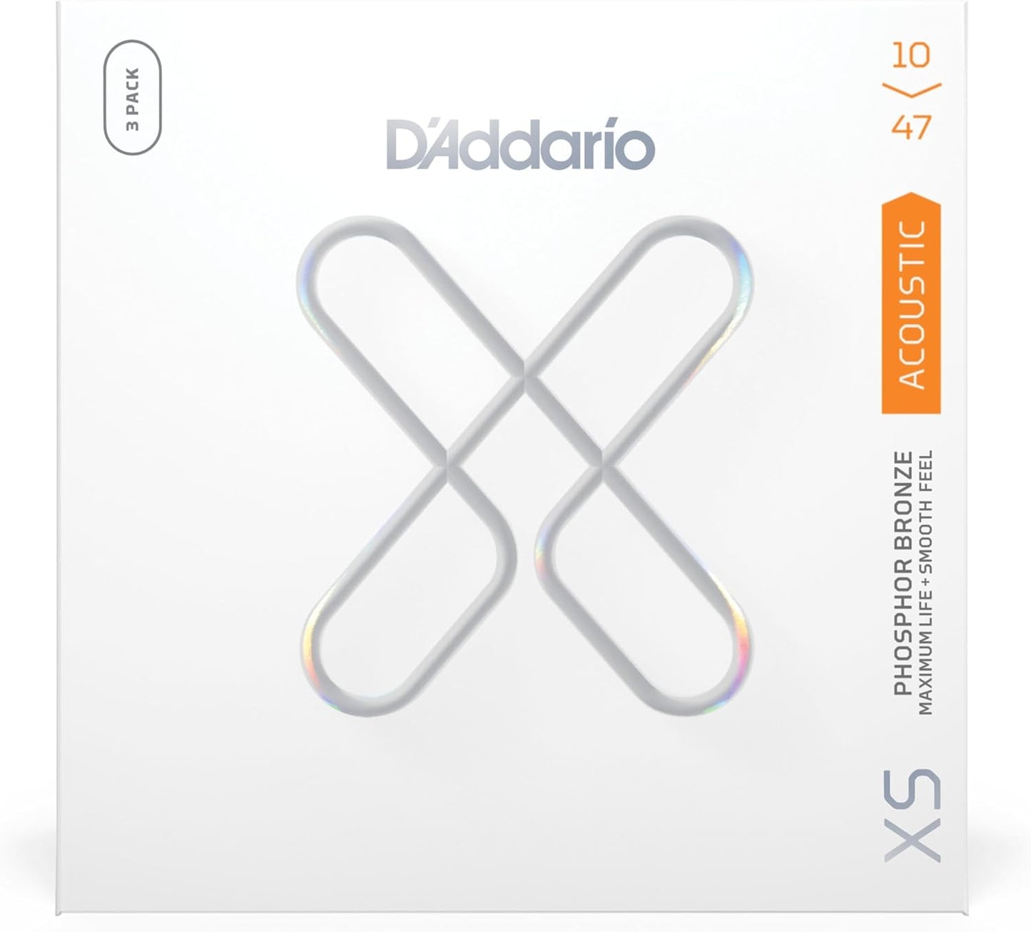 D'Addario Acoustic Guitar Strings XS Phosphor Bronze Coated Set