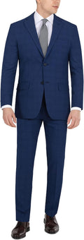 DKNY Men's Modern Fit High-Performance Suit Separates - Stretch