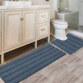 H.VERSAILTEX Bathroom Rug Sets Soft Chenille Non Slip Mats