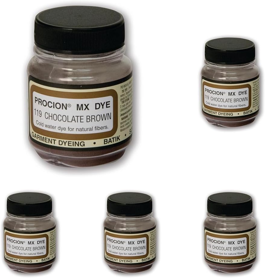 Jacquard Procion Mx Dye - Chocolate Brown Tie Dye Powder Pack