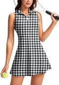 Women's Tennis Golf Dress with Zipper Pockets - Active Fit