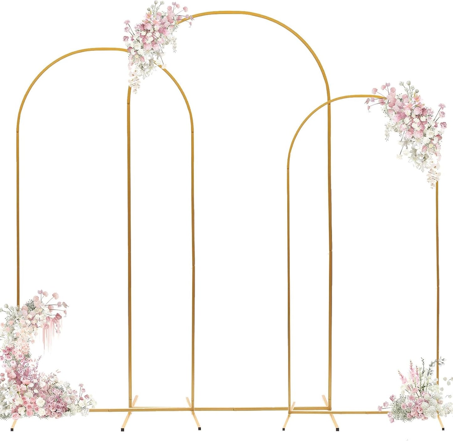 Arch Backdrop Stand - Upgraded Metal Wedding Frames for Events