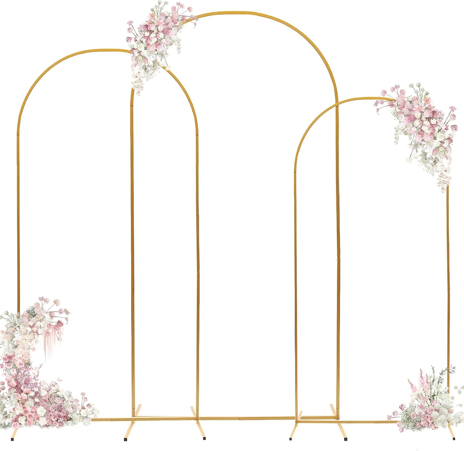 Arch Backdrop Stand - Upgraded Metal Wedding Frames for Events