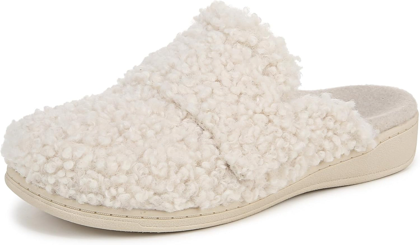 Vionic Womens Gemma Mule Slipper - Comfortable Spa House Shoes