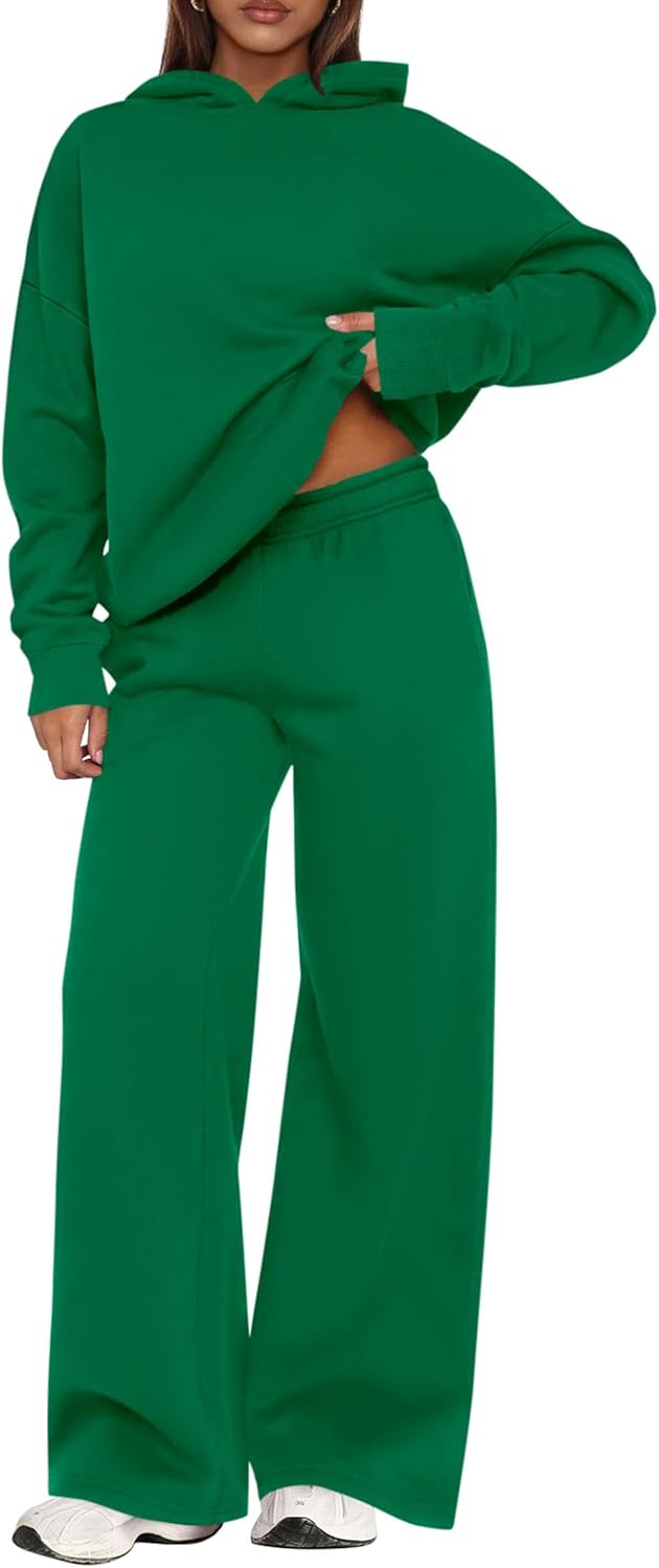 PRETTYGARDEN Womens Sweatsuits 2 Piece Set for Casual Style