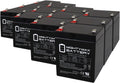 Mighty Max ML5-12F2 12V 5AH SLA Battery Pack of 12 - Reliable Backup