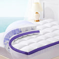 Dual Layer 4 Inch Memory Foam Mattress Topper King - Cooling Support