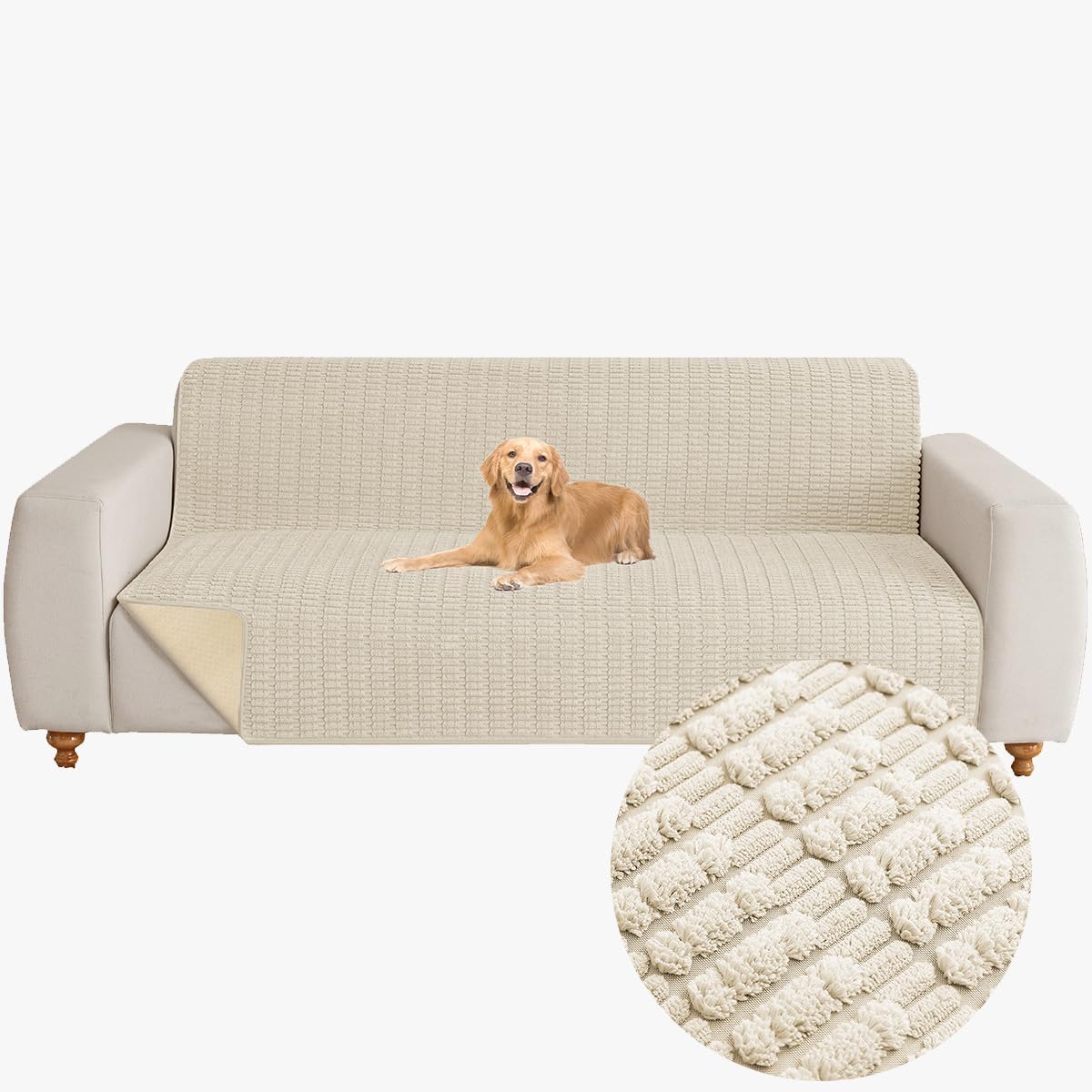 Muamar Dog Bed Cover Sofa Protector for Living Room Couch