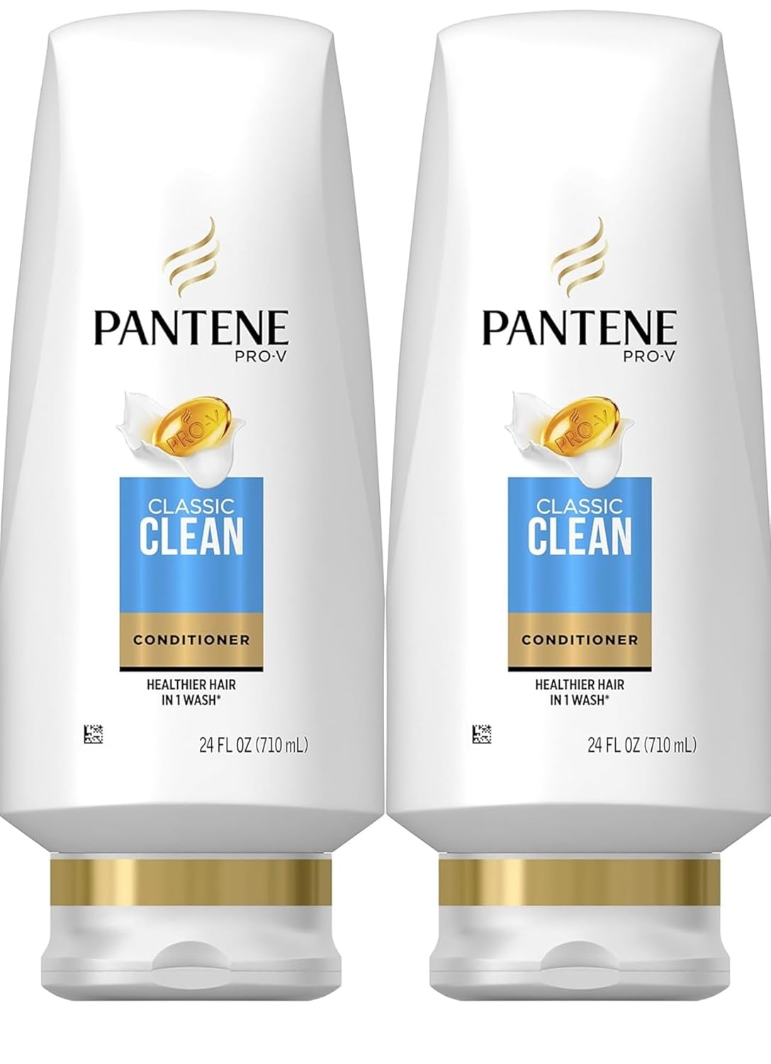 Pantene Classic Clean Conditioner Twin Pack - 24 fl oz x 2 - Nourishing Formula